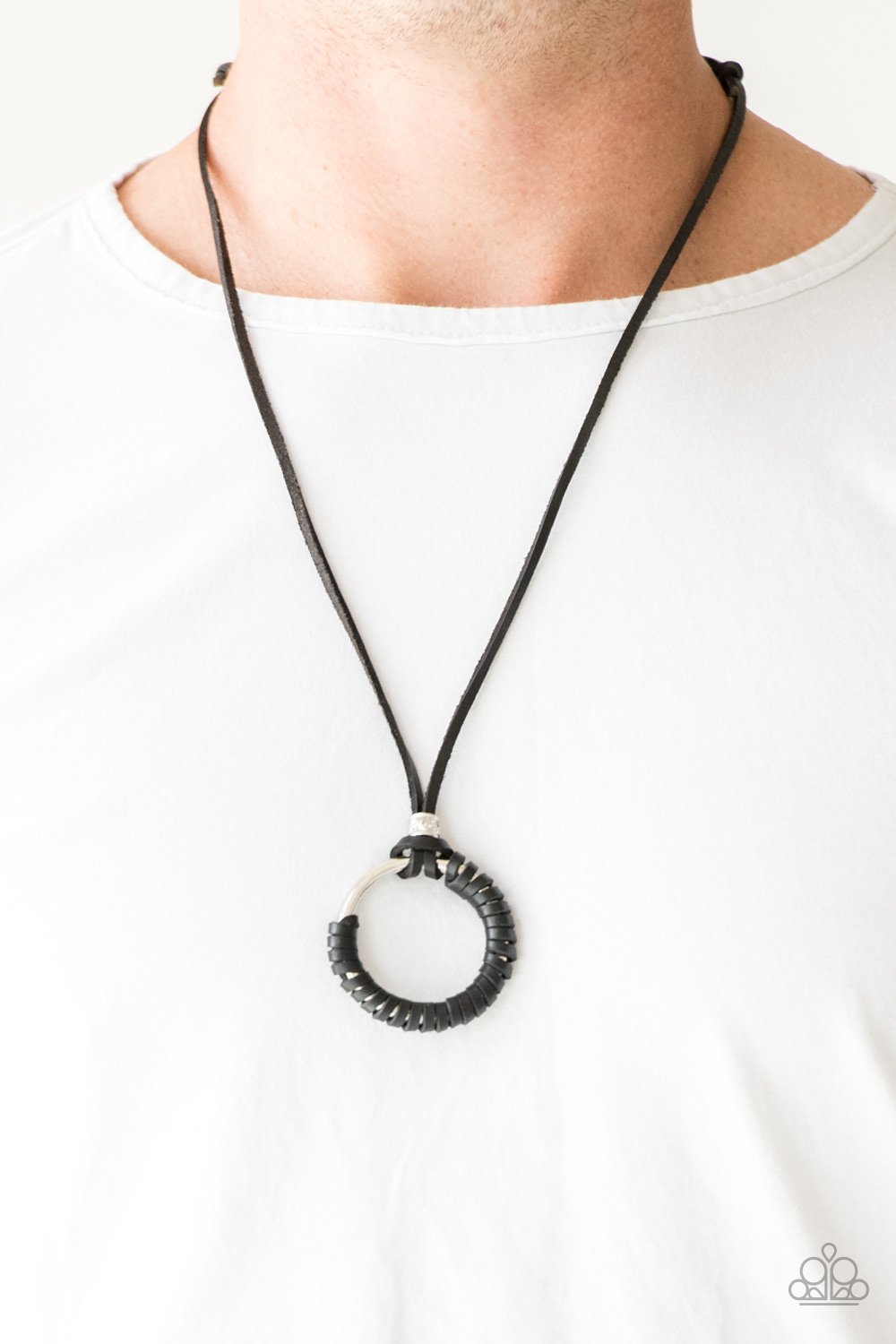 Get Over GRIT!-black-Paparazzi necklace