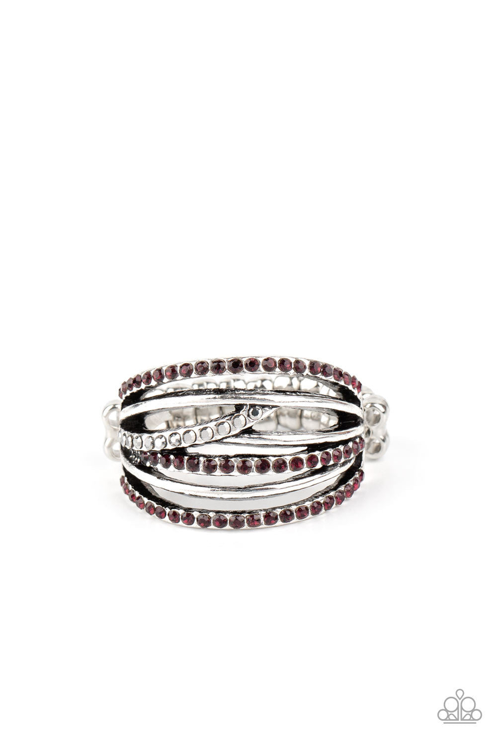 Get a Move On! - purple - Paparazzi ring