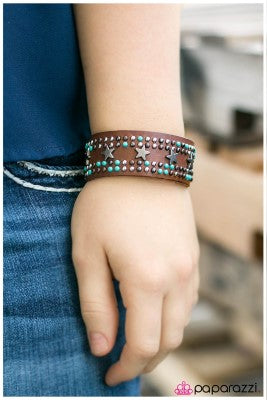 Giddy Up - Blue - Paparazzi bracelet