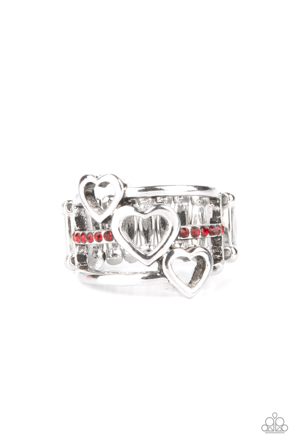 Give Me AMOR - red - Paparazzi ring