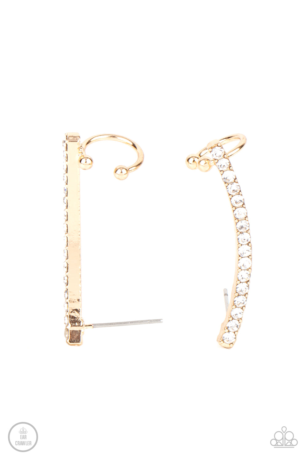 Give Me The SWOOP - gold - Paparazzi earrings