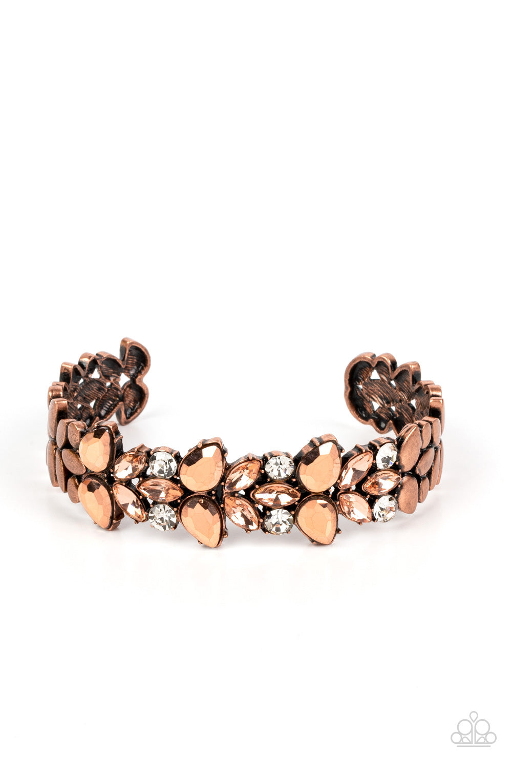 Glacial Gleam - copper - Paparazzi bracelet