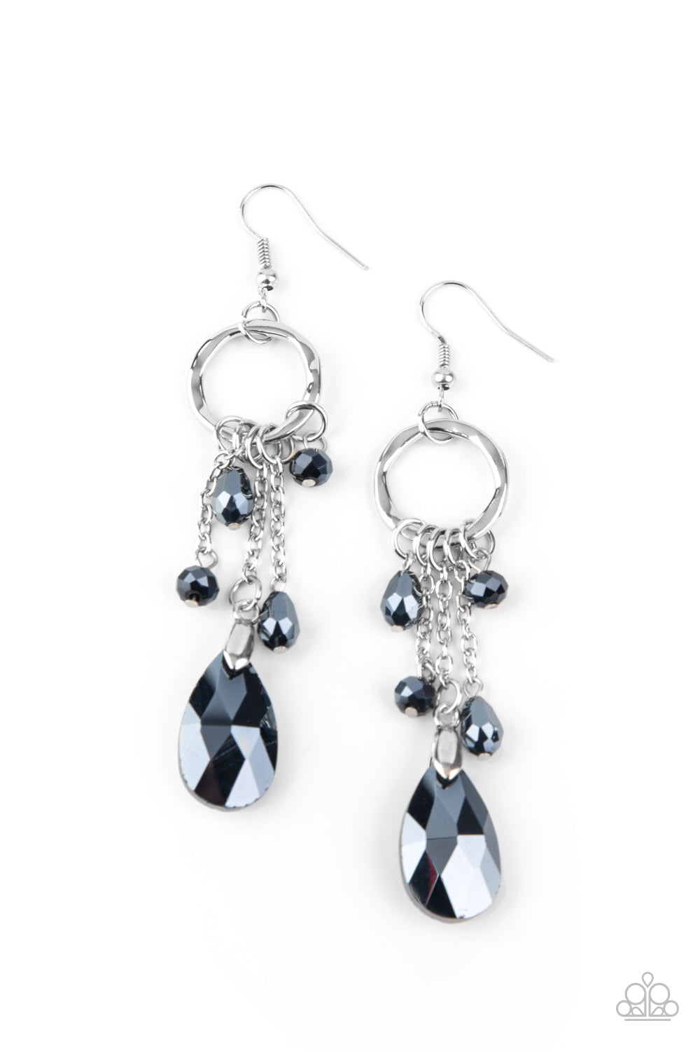 Glammed Up Goddess - blue - Paparazzi earrings