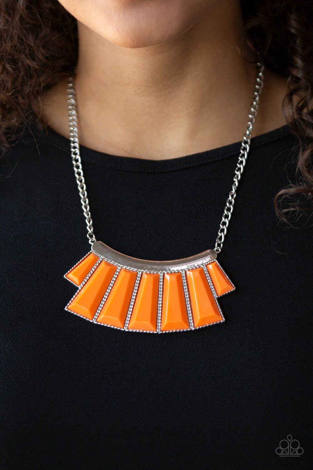 Glamour Goddess - orange - Paparazzi necklace