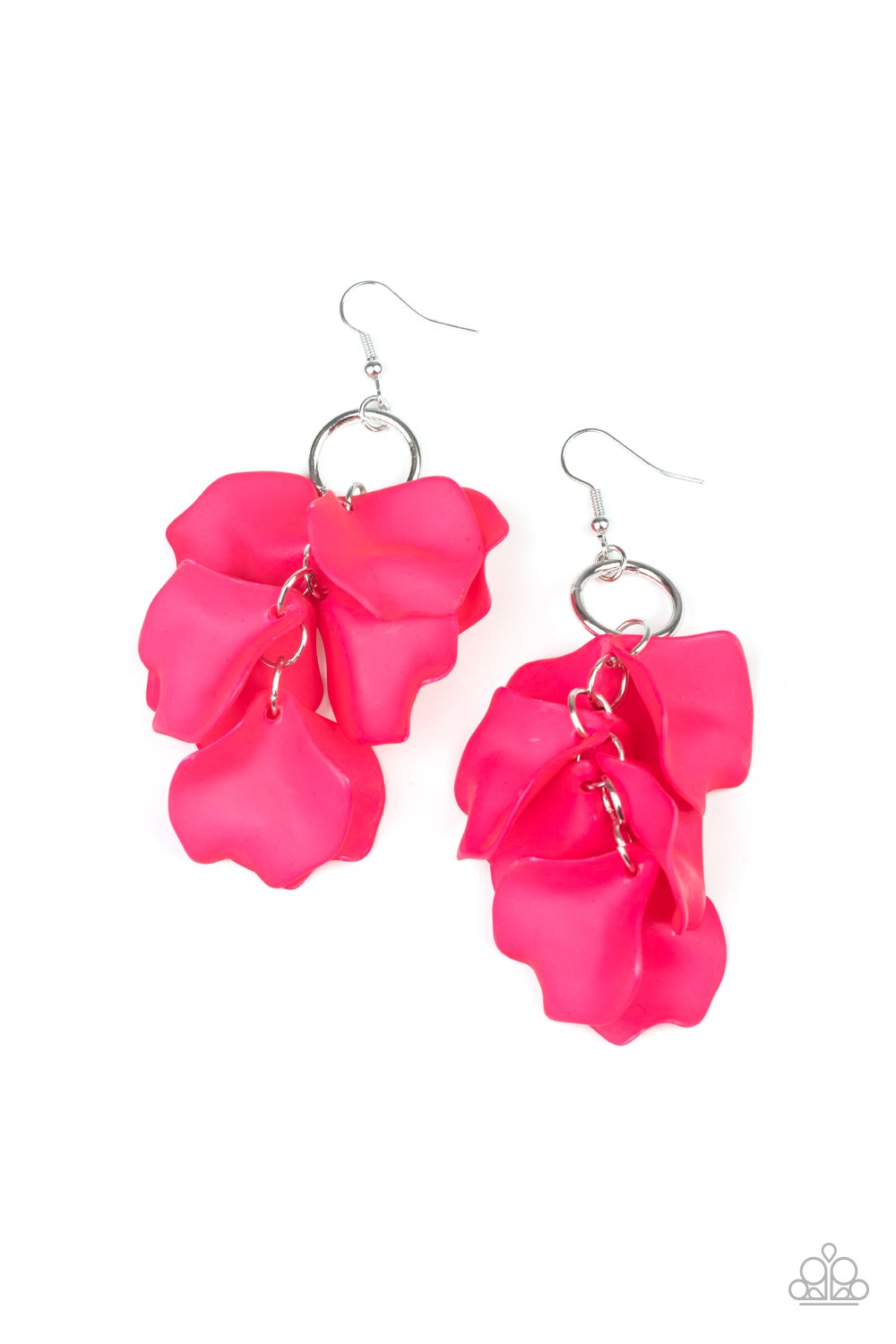 Glass Gardens - pink - Paparazzi earrings