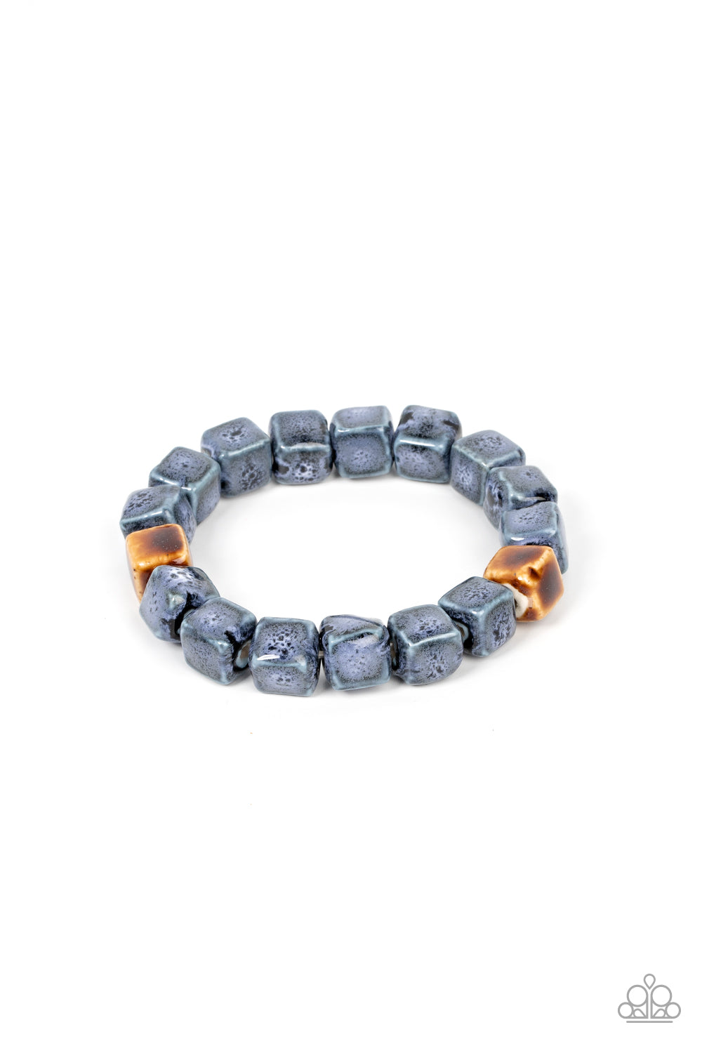 Glaze Craze - blue - Paparazzi bracelet