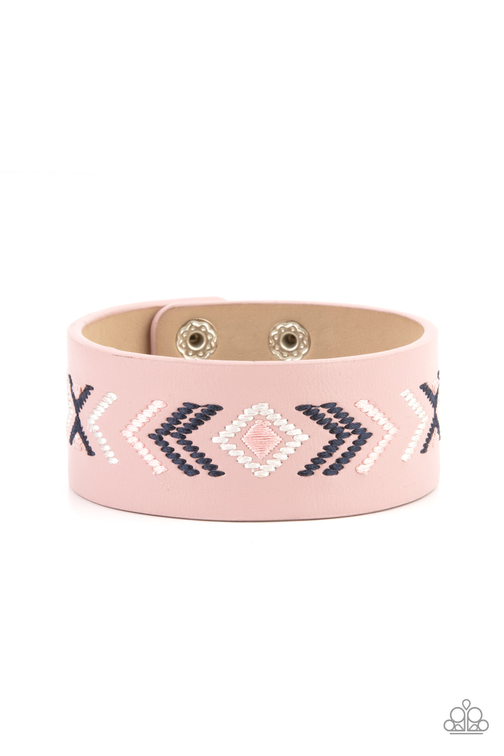 Cliff Glyphs - pink - Paparazzi bracelet