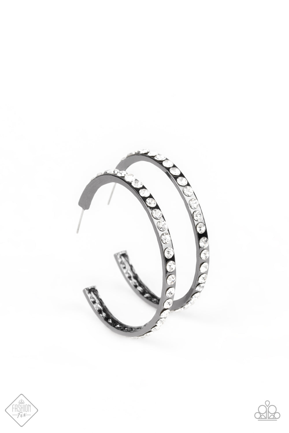 Global Gleam - black - Paparazzi earrings