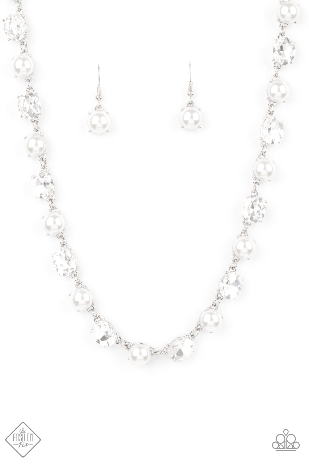Go-Getter Gleam - white - Paparazzi necklace