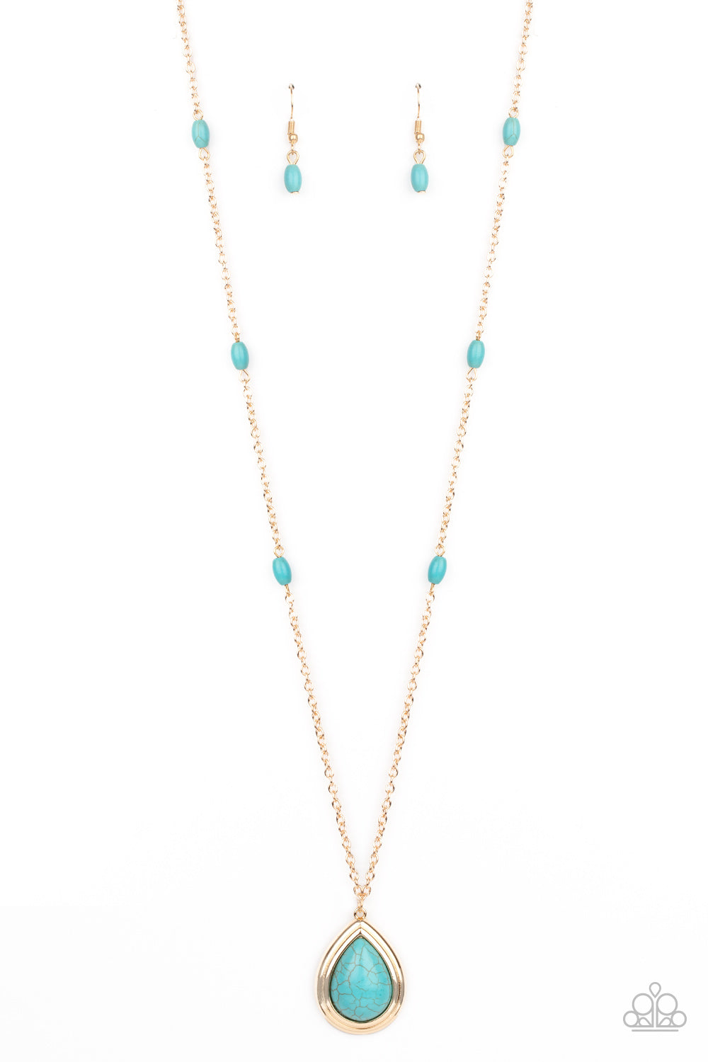 Go Tell It On The MESA - gold - Paparazzi necklace