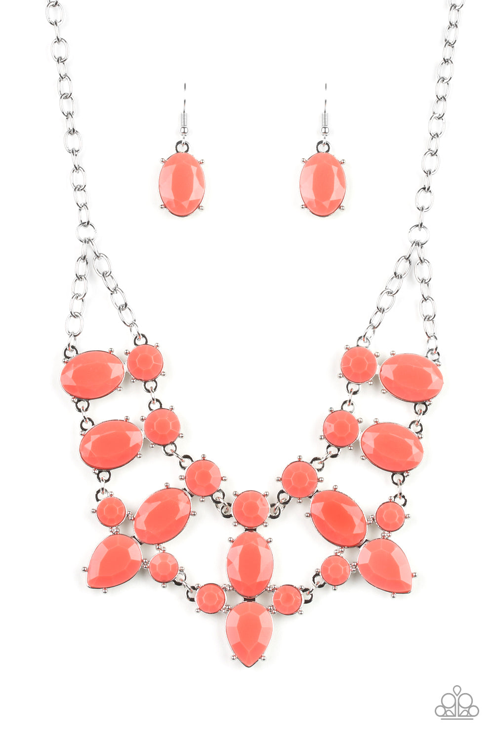 Goddess Glow - orange - Paparazzi necklace