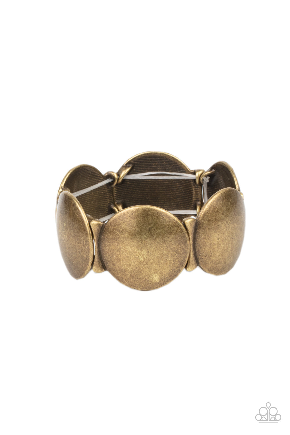 Going, Going, GONG! - brass - Paparazzi bracelet