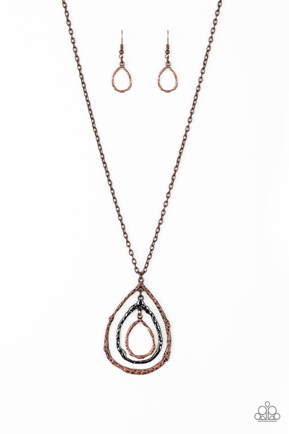 Going for Grit - copper - Paparazzi necklace