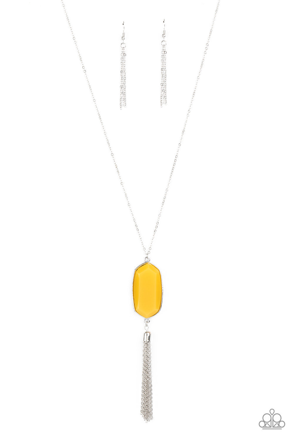 Got a Good Thing GLOWING - yellow - Paparazzi necklace