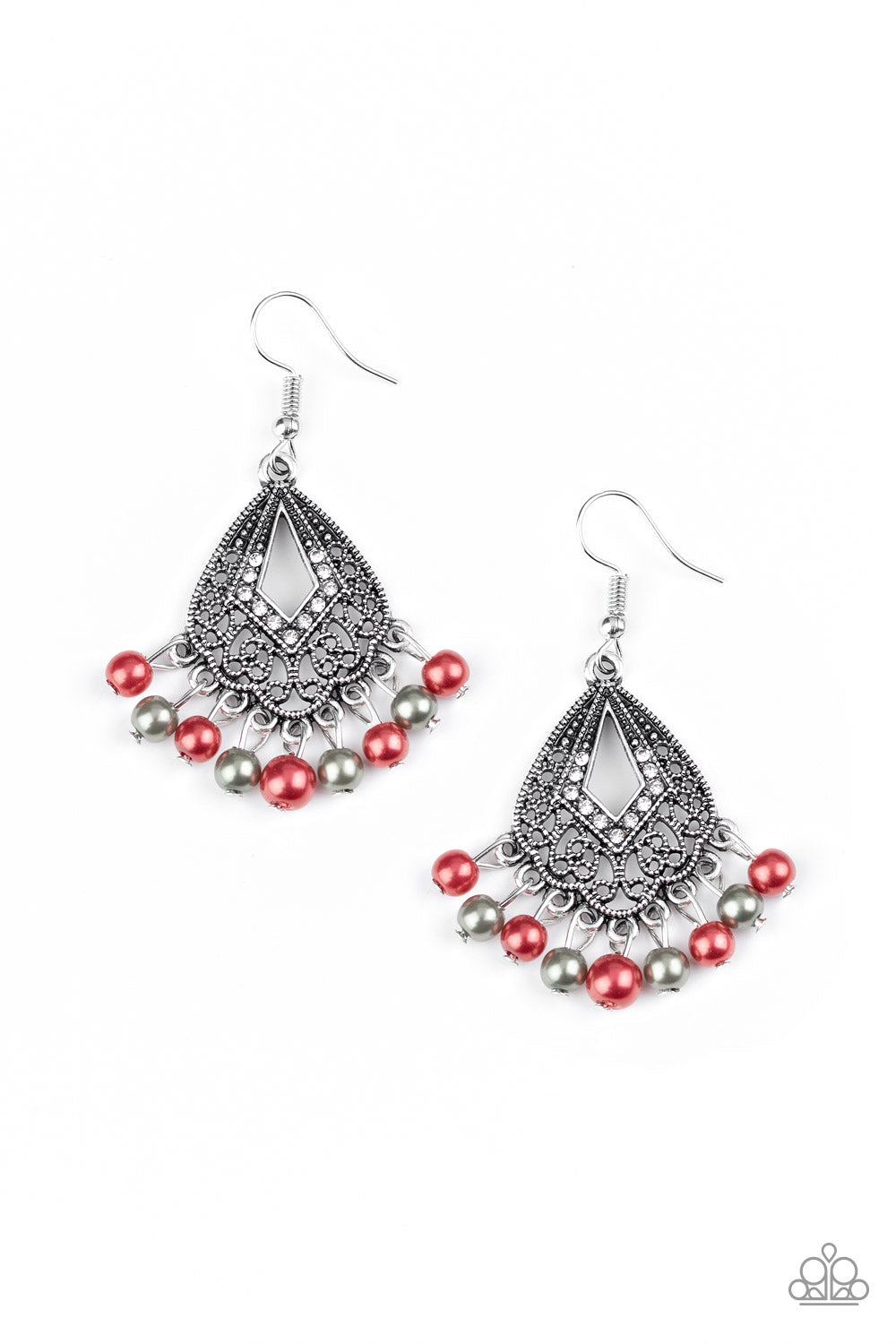 Gracefully Gatsby - multi - Paparazzi earrings