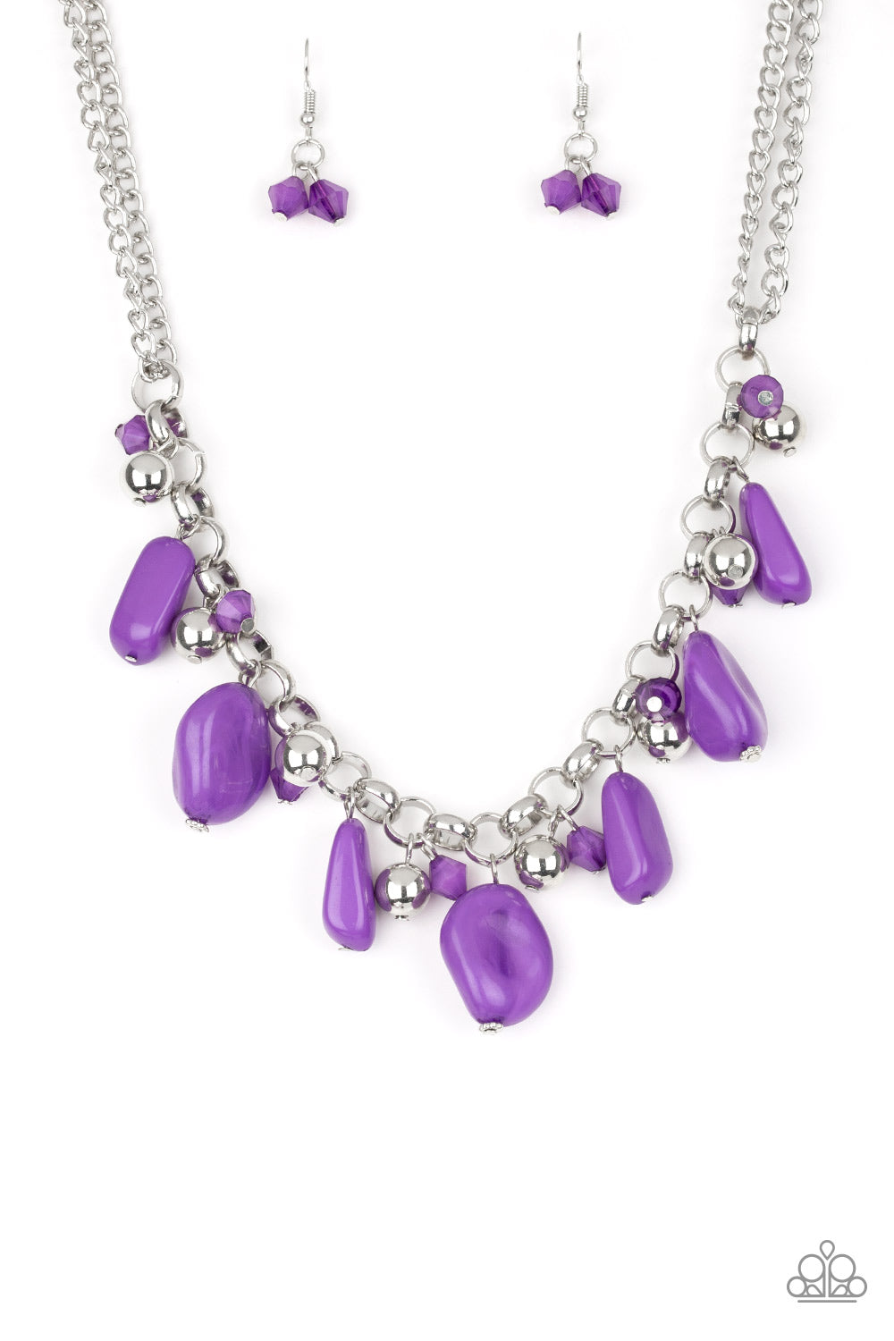 Grand Canyon Grotto - purple - Paparazzi necklace