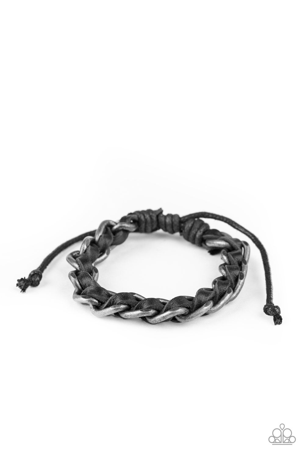 Grease Monkey - black - Paparazzi MENS bracelet