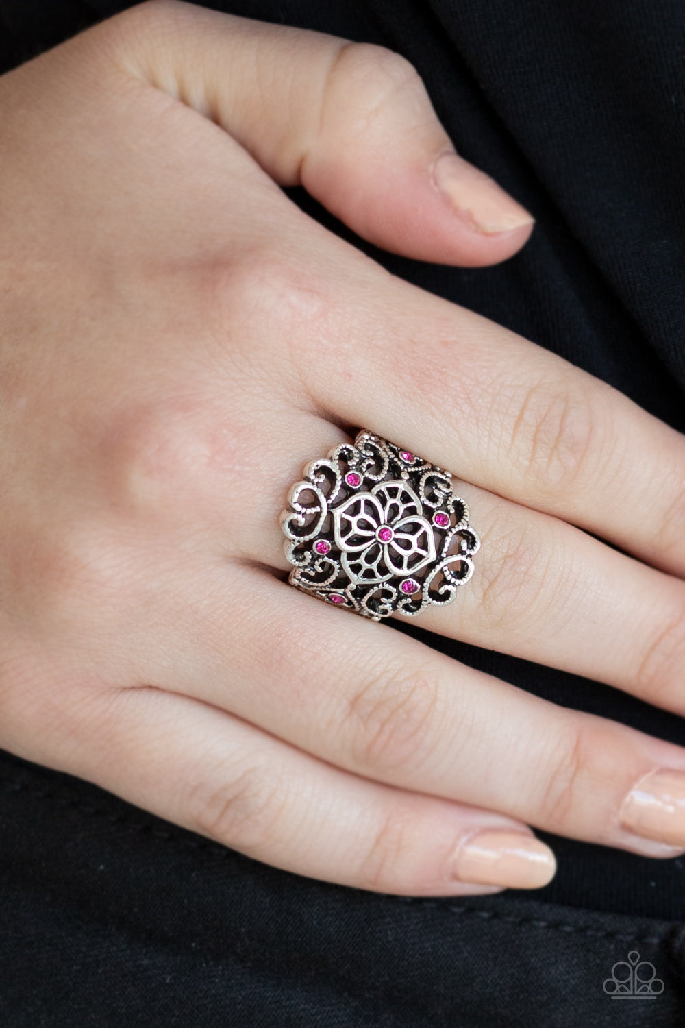 Grenada Gardens - pink - Paparazzi ring