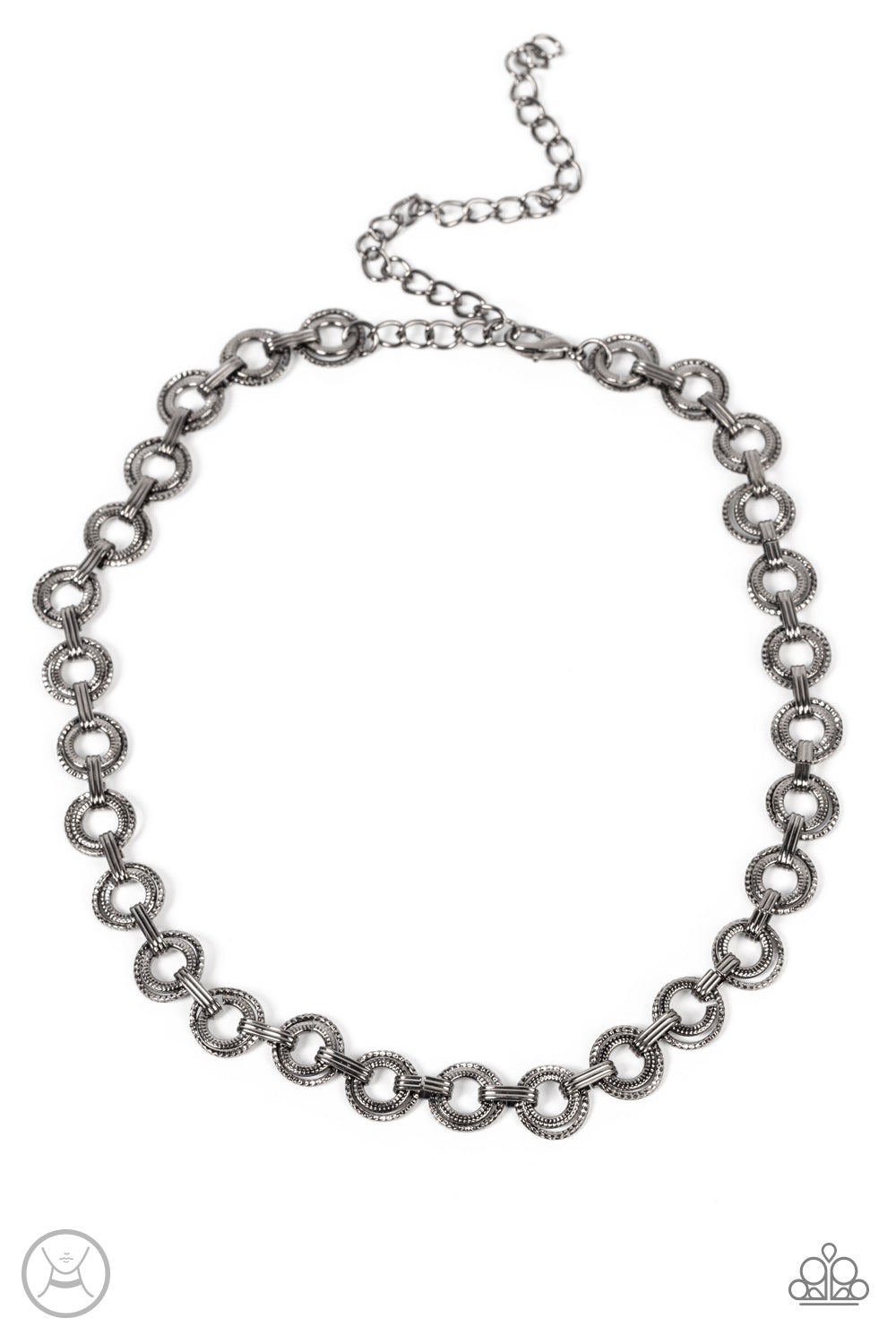 Grit and Grind - black - Paparazzi necklace