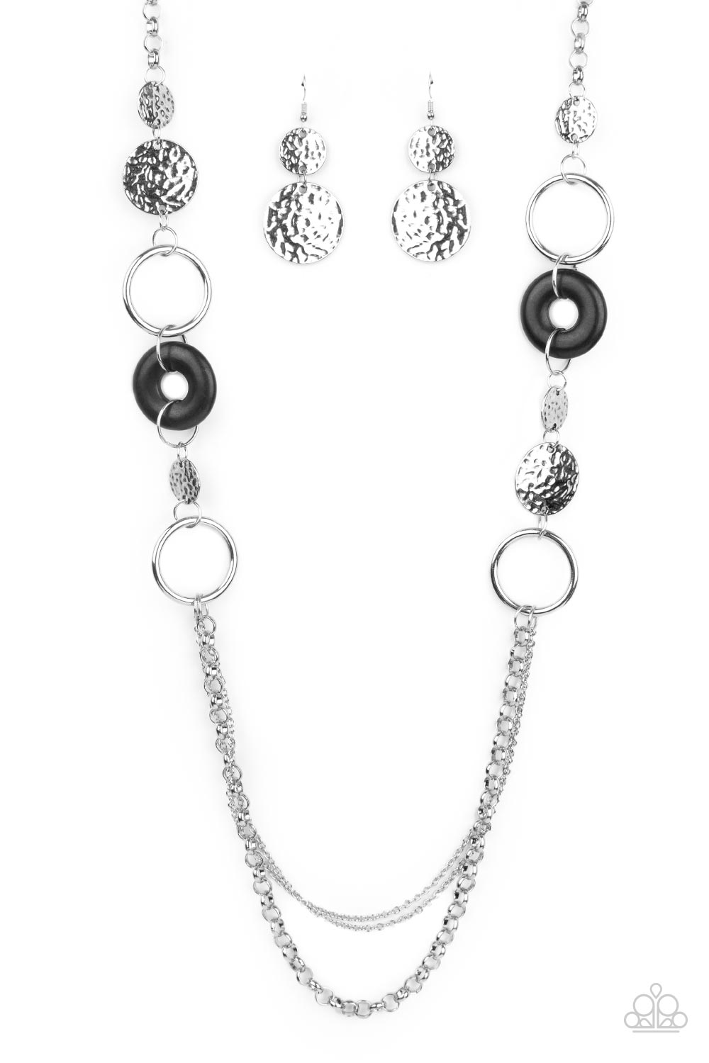 Grounded Glamour - black - Paparazzi necklace