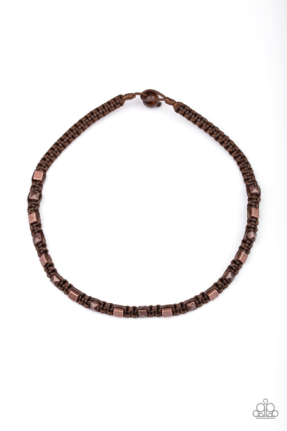 Grunge Rush - brown - Paparazzi mens necklace
