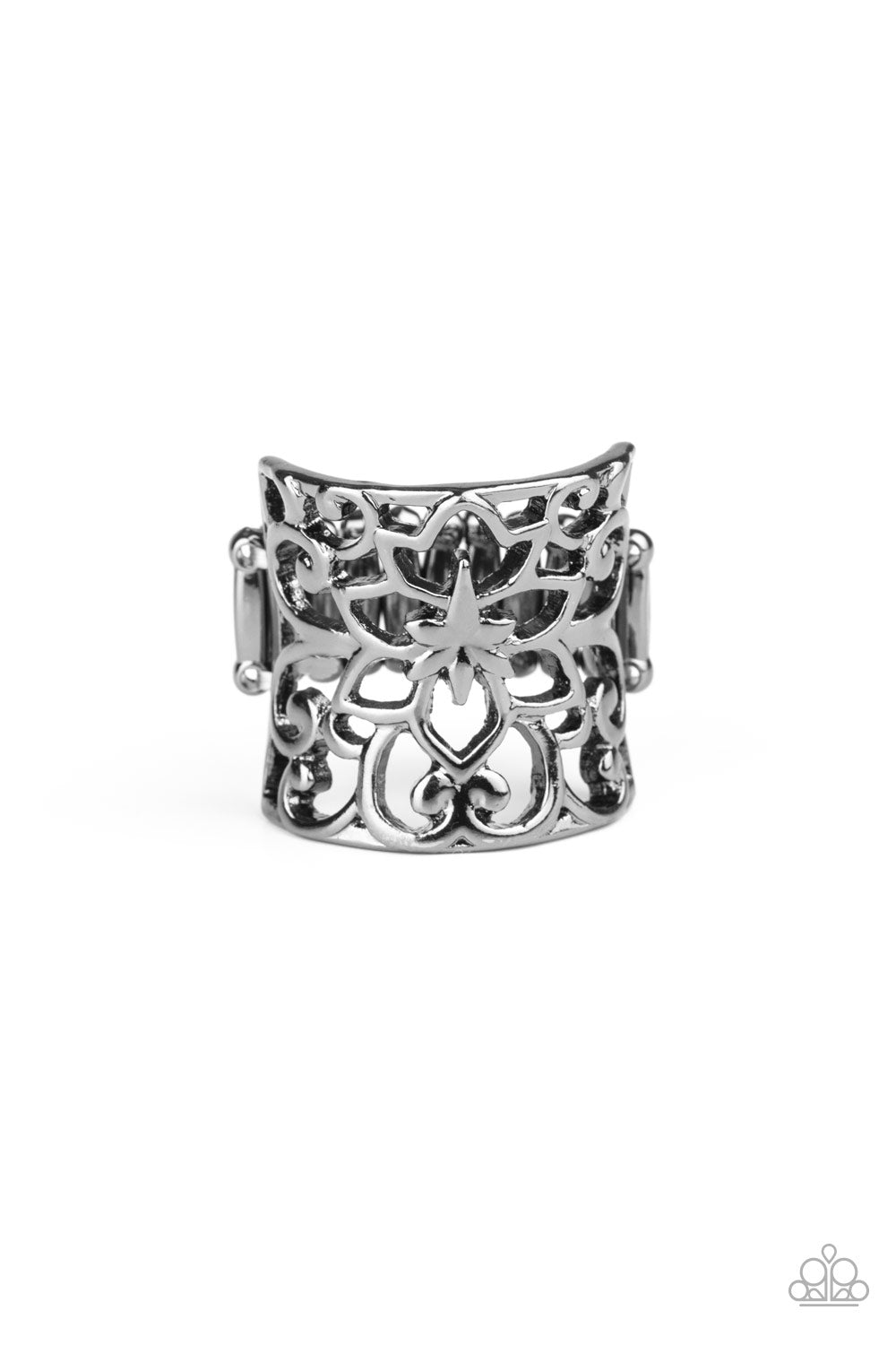 Guru Garden - black - Paparazzi ring