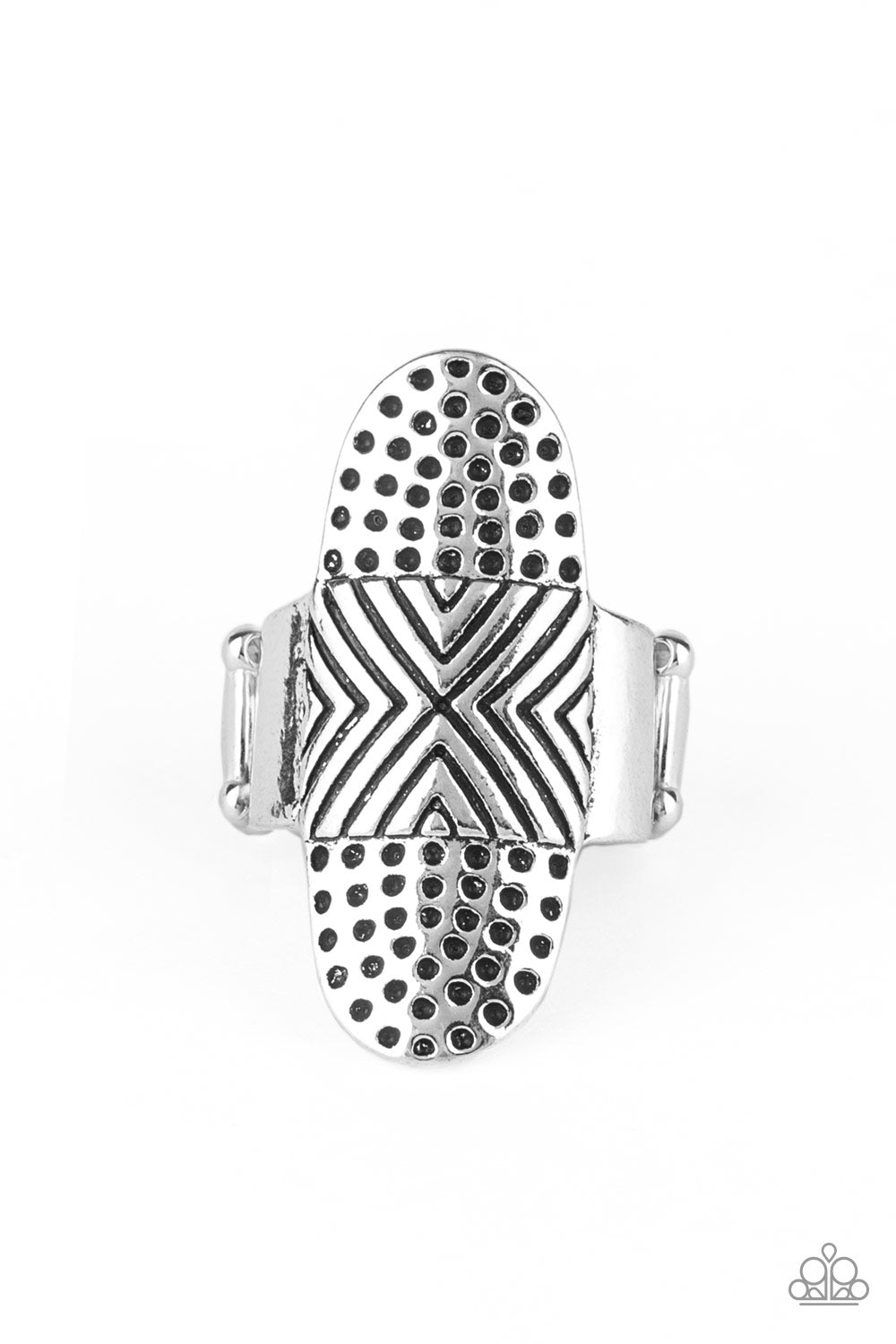 Guru Grunge - silver - Paparazzi ring
