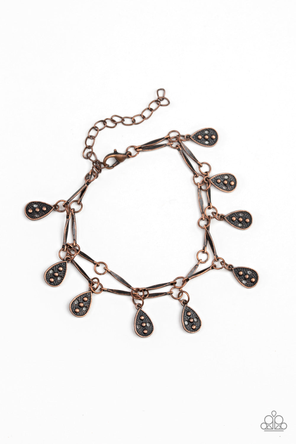 Gypsy Glee - copper - Paparazzi bracelet