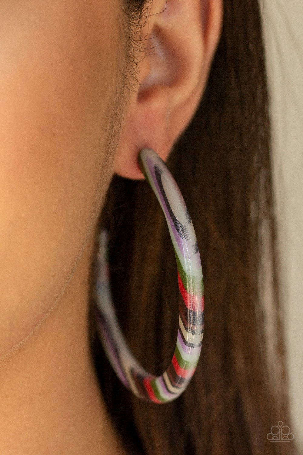 HAUTE Blooded-multi-Paparazzi earrings