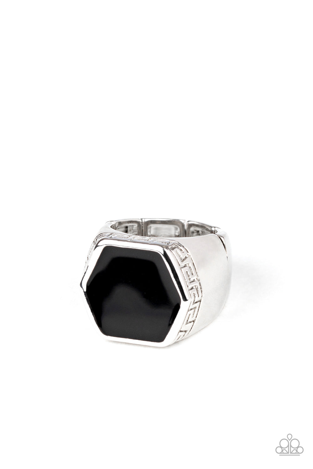 HEX Out - black - Paparazzi mens ring
