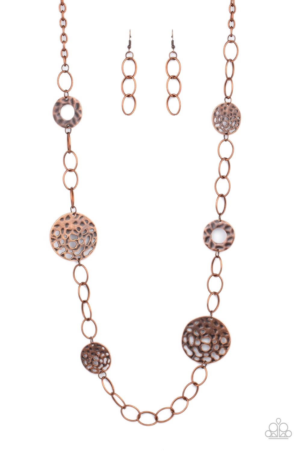 HOLEY Relic - copper - Paparazzi necklace