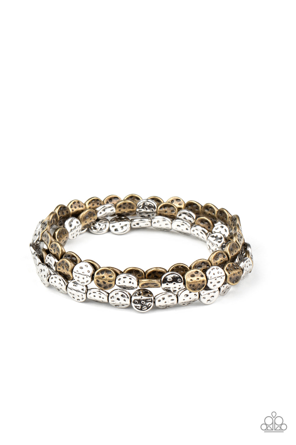 Hammered Heirloom - multi - Paparazzi bracelet