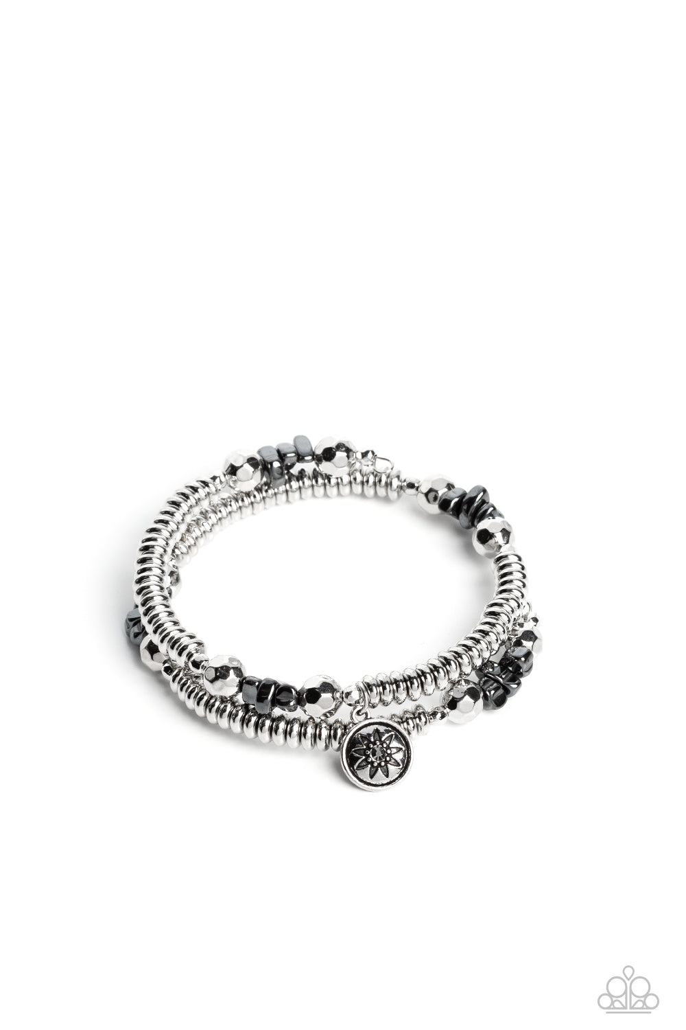Handcrafted Heirloom - silver - Paparazzi bracelet