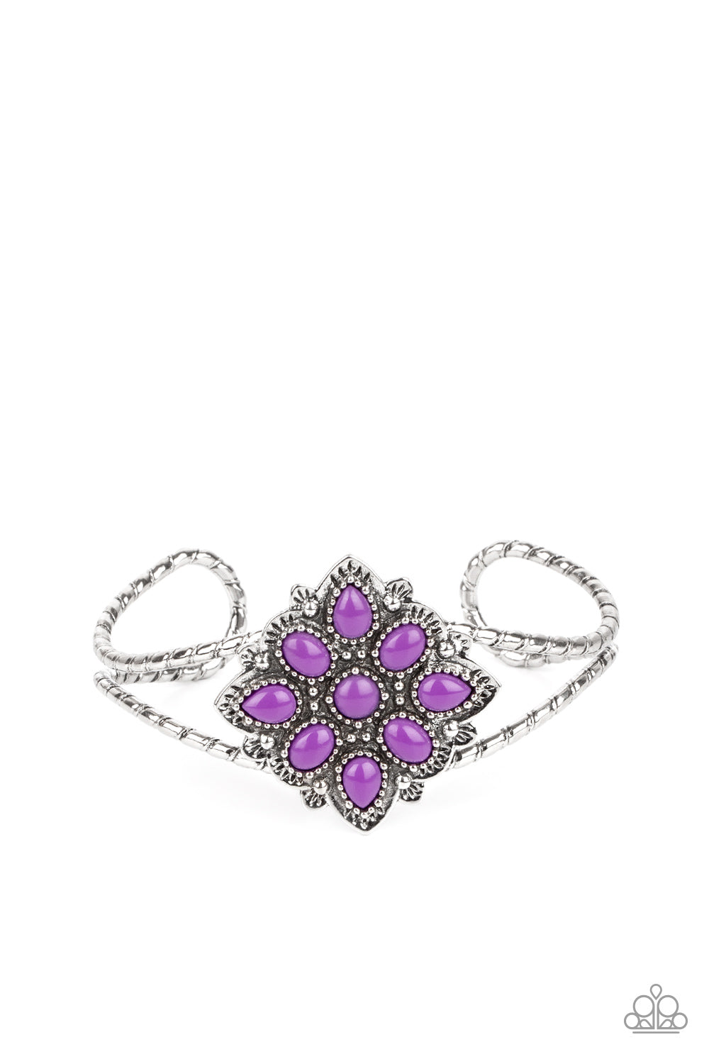 Happily Ever APPLIQUE - purple - Paparazzi bracelet
