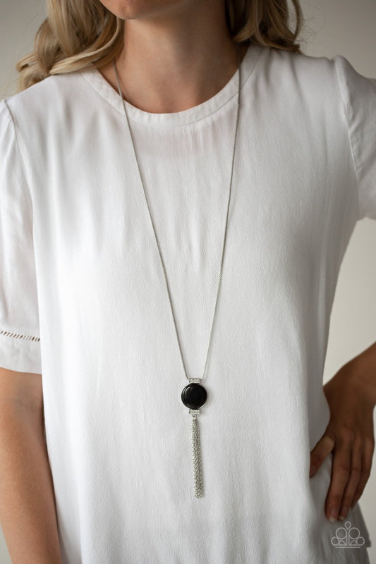 Happy As Can BEAM - black - Paparazzi necklace