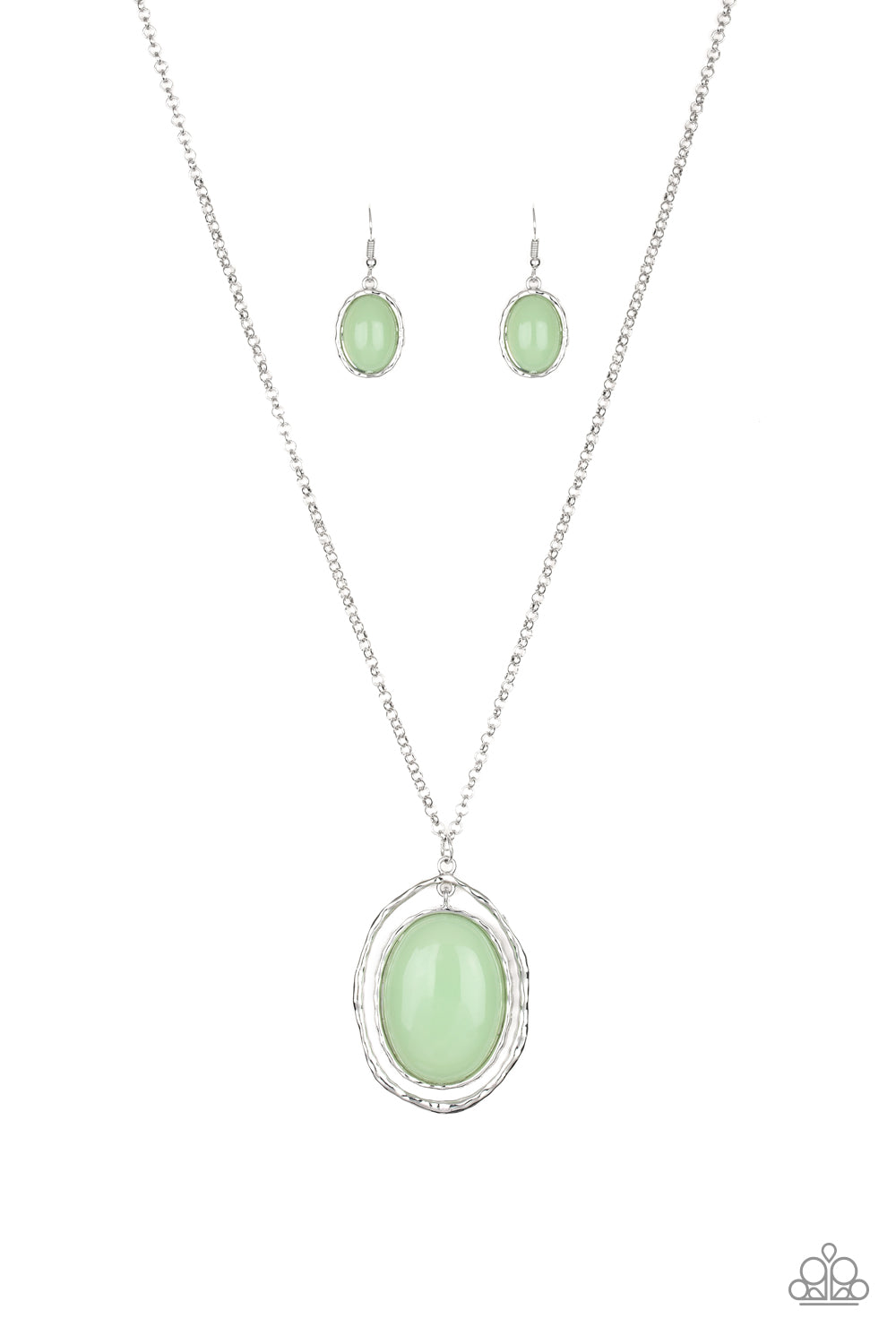 Harbor Harmony - green - Paparazzi necklace