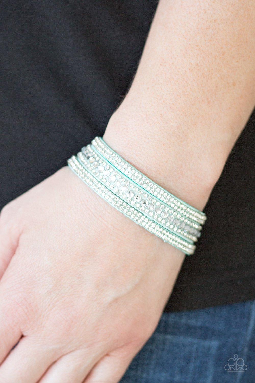 Harlem Hustle - green - Paparazzi wrap bracelet