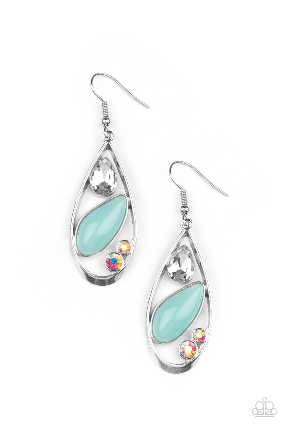 Harmonious Harbors - blue - Paparazzi earrings