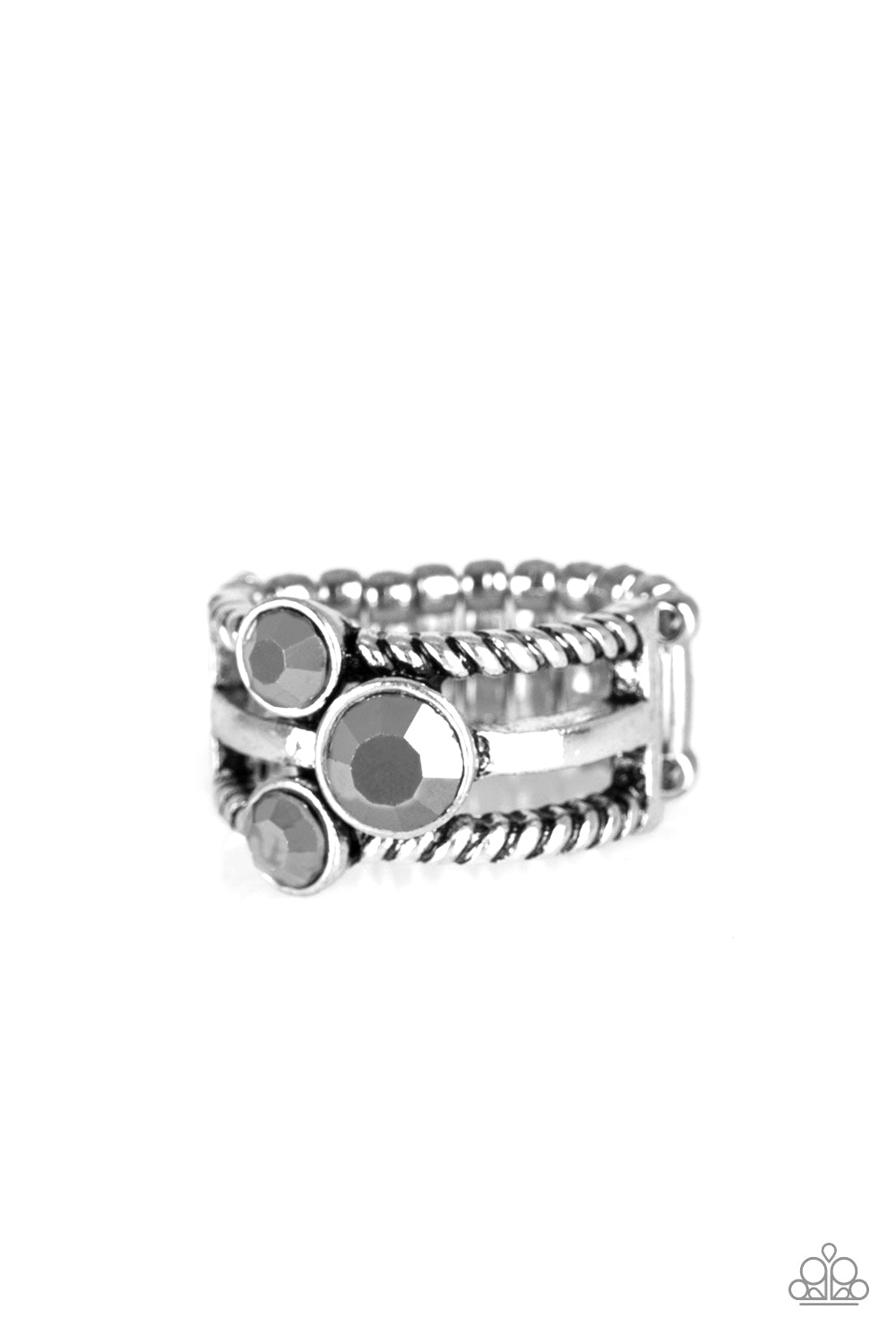 Head In The Stars - silver - Paparazzi ring