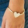 Heart-Stopping Shimmer-gold-Paparazzi bracelet