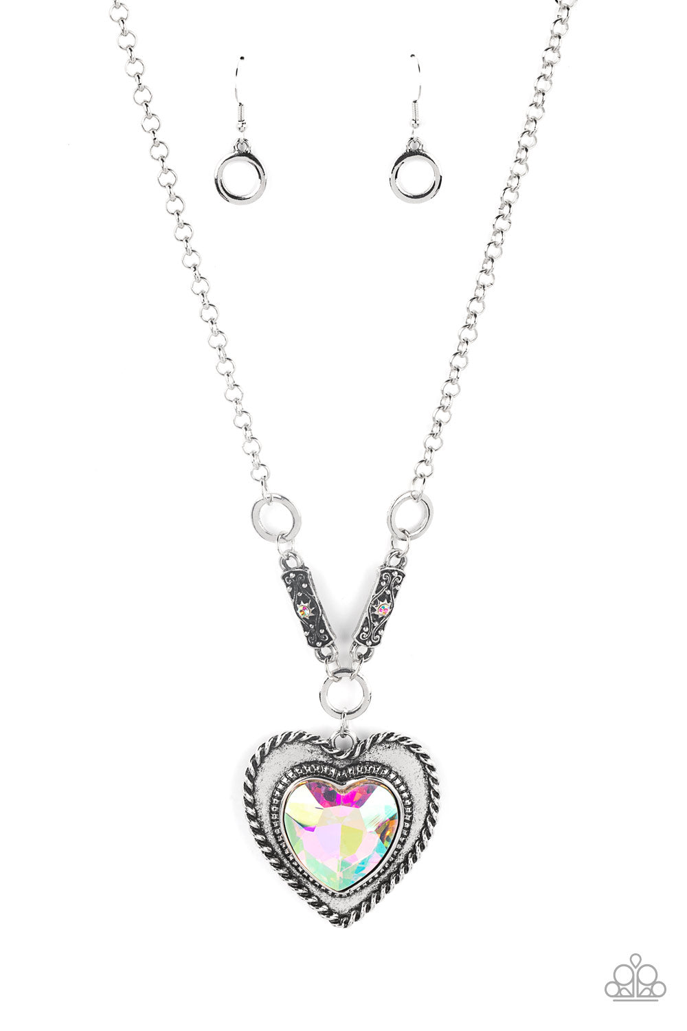 Heart Full of Fabulous - multi - Paparazzi necklace