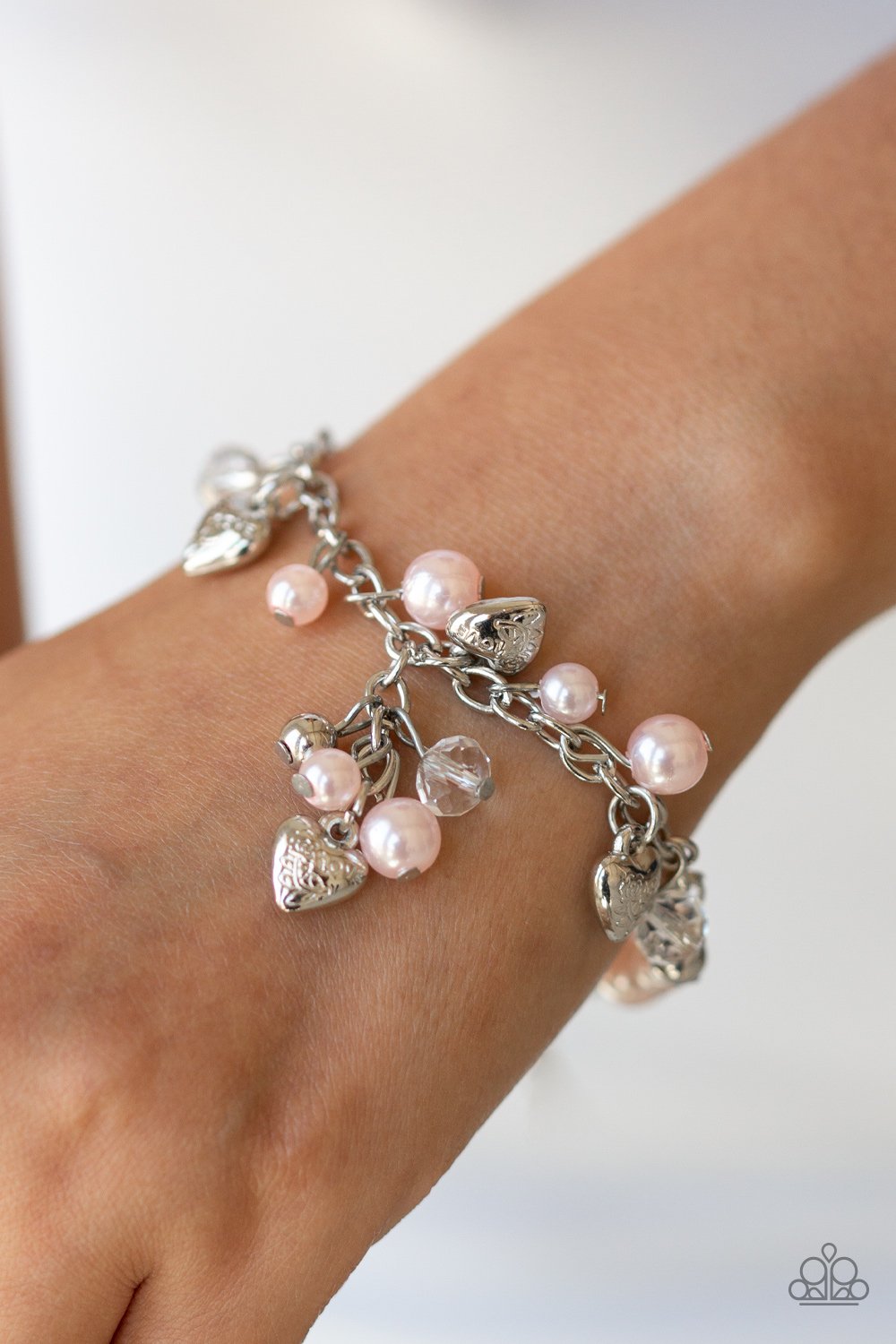 Heart Haven-pink-Paparazzi bracelet