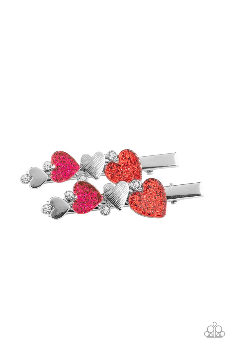 Heart Shocker - multi - Paparazzi Hair Clip