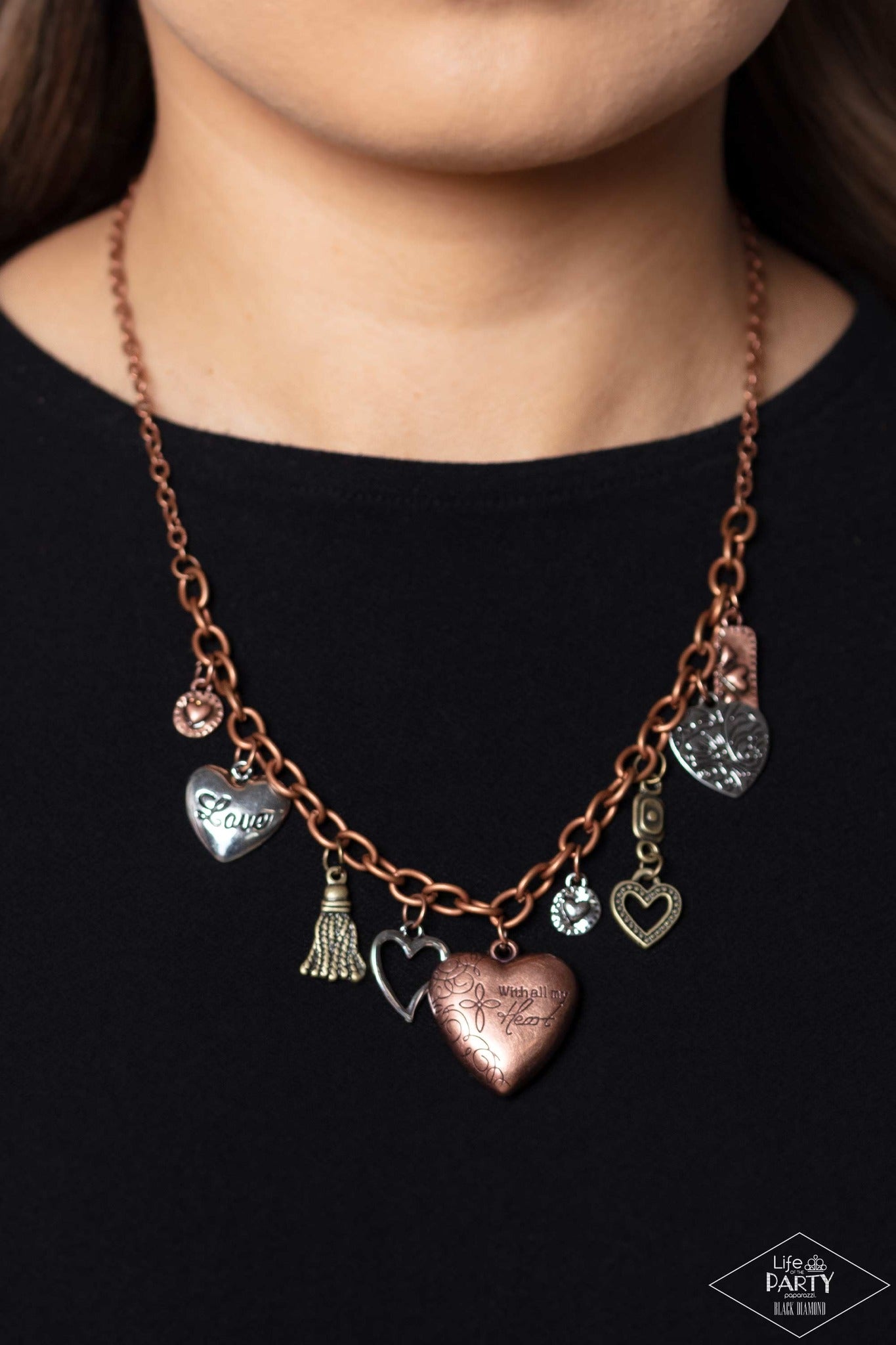 Heart of Wisdom - multi - Paparazzi necklace