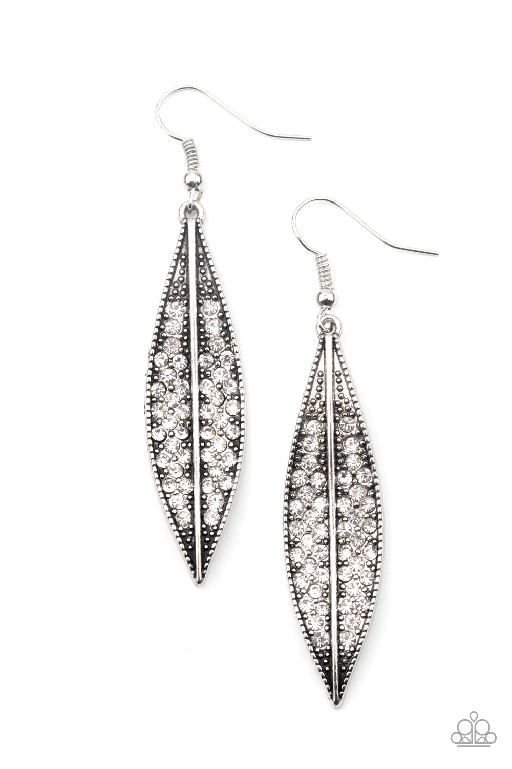 Hearty Harvest - white - Paparazzi earrings