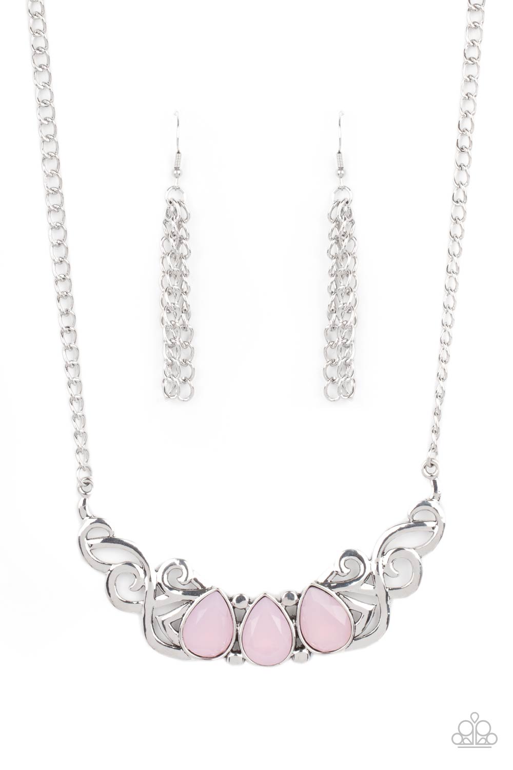 Heavenly Happenstance - pink - Paparazzi necklace