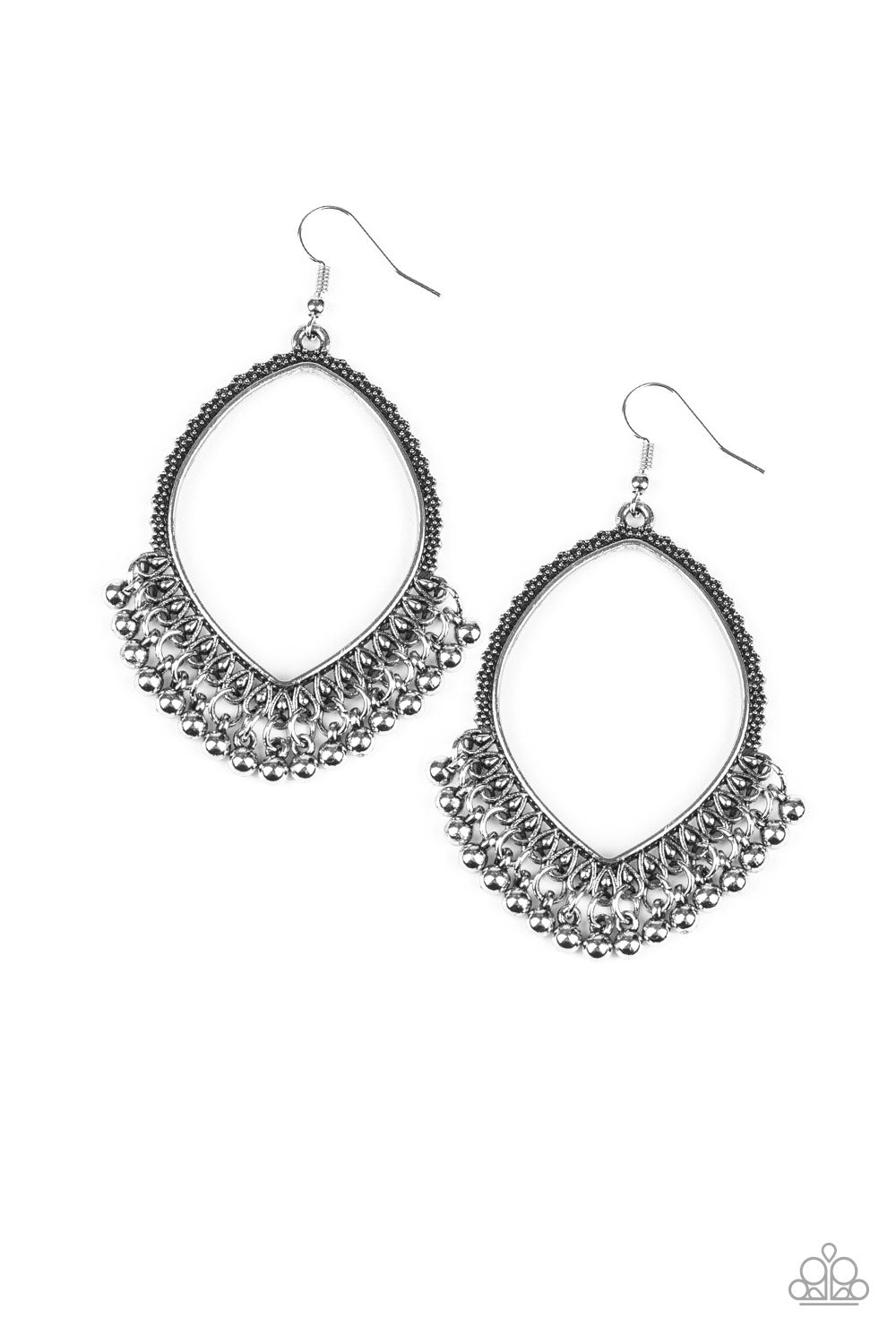 Heirloom Harmony - silver - Paparazzi earrings