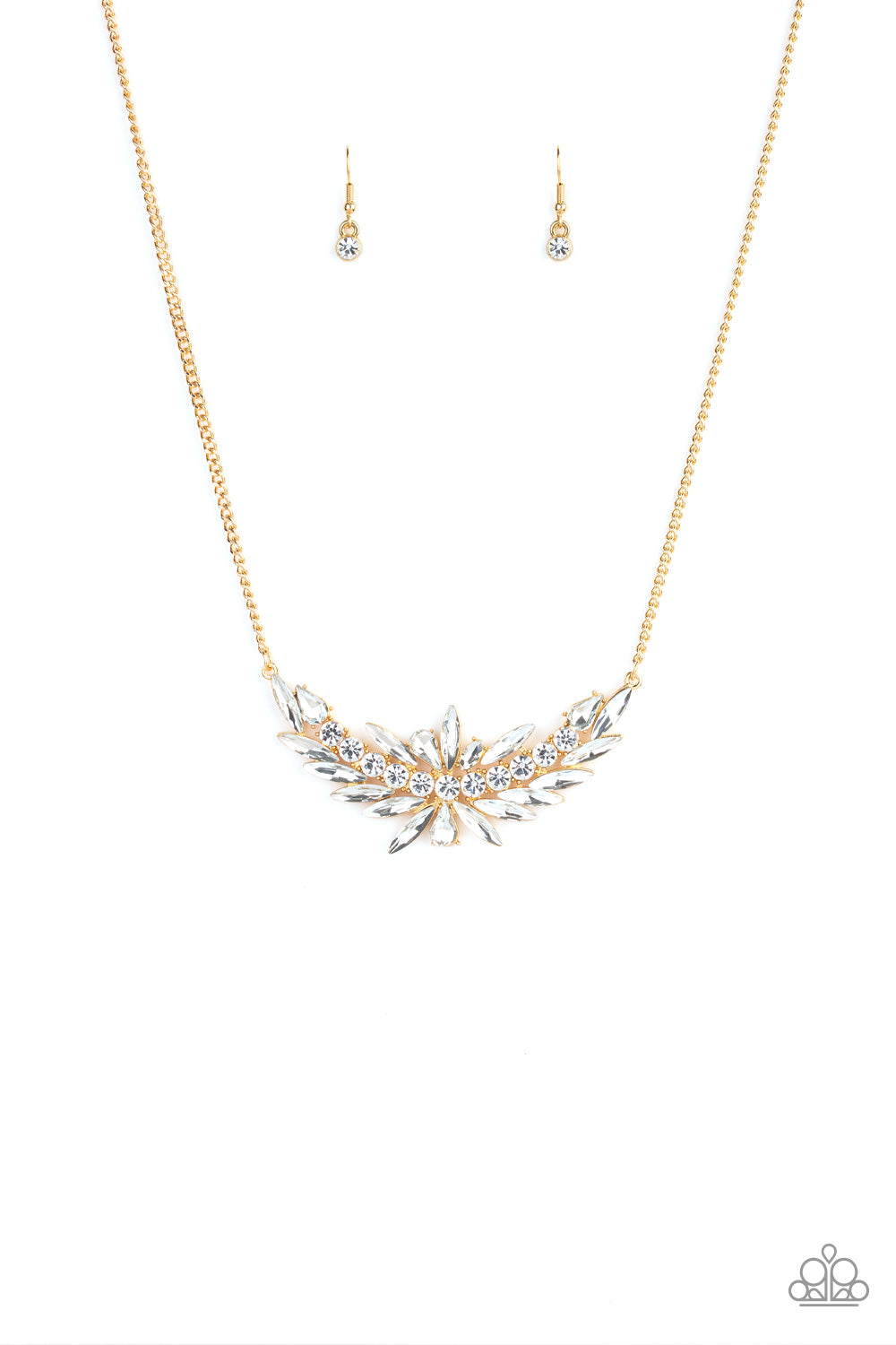 HEIRS and Graces - gold - Paparazzi necklace