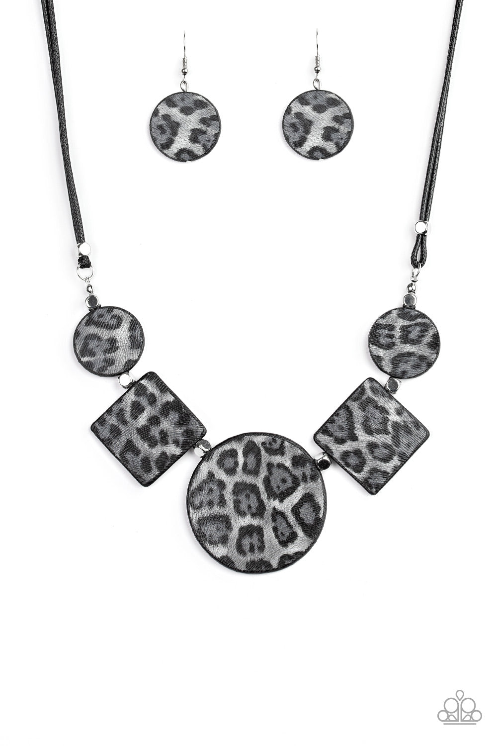 Here Kitty Kitty - silver - Paparazzi necklace