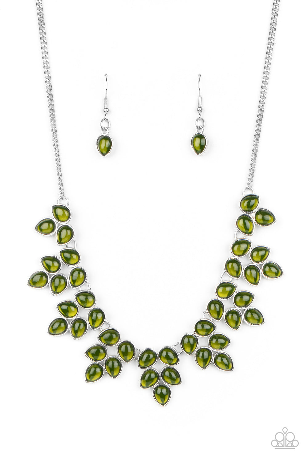 Hidden Eden - green - Paparazzi necklace